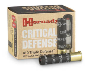 Hornady Triple Defense .410 Gauge 2 1/2 in Centerfire Shotgun Slugs Ammunition 86238 Gauge 500 round