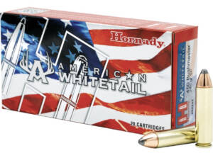 Hornady American Whitetail Ammunition 450 Bushmaster 245 Grain Interlock Spire Point 500 rounds