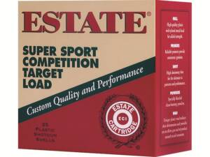 ESTATE SUPER SPORT AMMUNITION 20 GAUGE 2-3/4″ 7/8 OZ SHOT 1000 ROUNDS