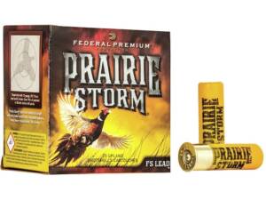 FEDERAL PREMIUM PRAIRIE STORM AMMUNITION 20 GAUGE COPPER PLATED SHOT 500 ROUNDS