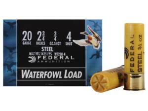 FEDERAL SPEED-SHOK AMMUNITION 20 GAUGE NON-TOXIC STEEL SHOT 500 ROUNDS