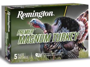REMINGTON PREMIER MAGNUM TURKEY AMMUNITION 20 GAUGE 3″ 1-1/4 OZ COPPER PLATED SHOT 500 ROUNDS