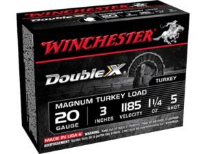 WINCHESTER DOUBLE X MAGNUM AMMUNITION 20 GAUGE 3″ 1-1/4 OZ 500 ROUNDS
