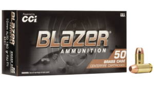 CCI Ammunition Blazer Brass 10mm Auto 180 grain Full Metal Jacket Centerfire Pistol Ammunition 500 rounds