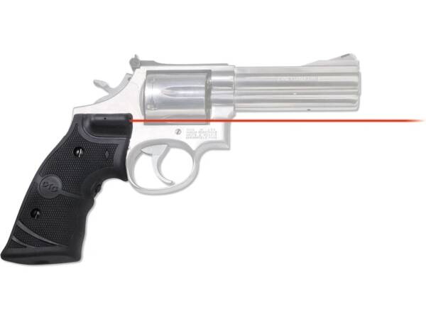 Crimson Trace Lasergrips Laser Sight Smith & Wesson N-Frame Revolver Rubber Black
