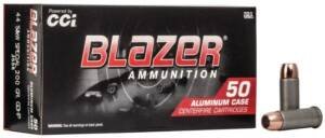 CCI Blazer Aluminum .44 Special 200 grain Gold Dot hollow point ammunition, 50-round box