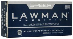 Speer Lawman .357 SIG 125 grain TMJ ammunition 50-round box