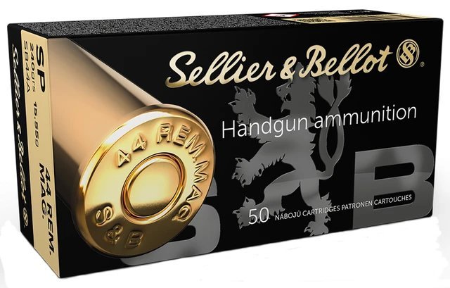 Sellier & Bellot .44 Rem Mag 240 grain Soft Point ammunition 50-round box