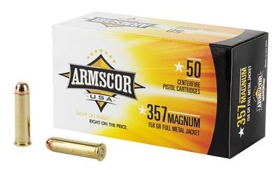 Armscor USA .357 Magnum 158 grain FMJ target ammunition 50-round box