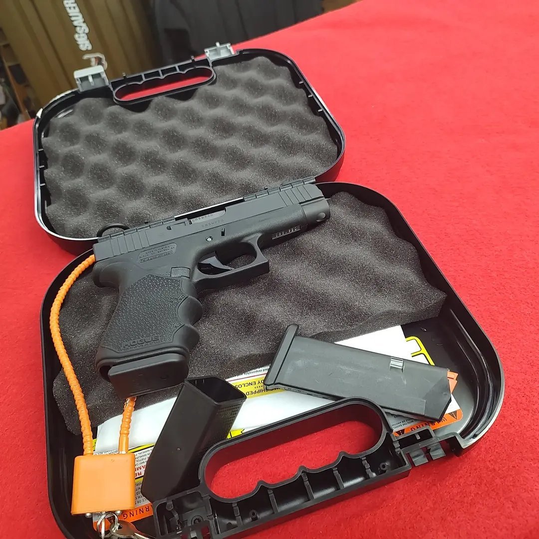 Pre-owned Glock 48 9mm pistol in factory hard case with 2 magazines