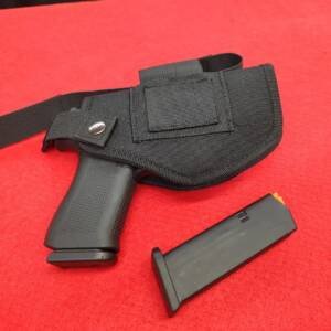 Pre-owned Glock 43X 9mm pistol with carry holster and 2 magazines