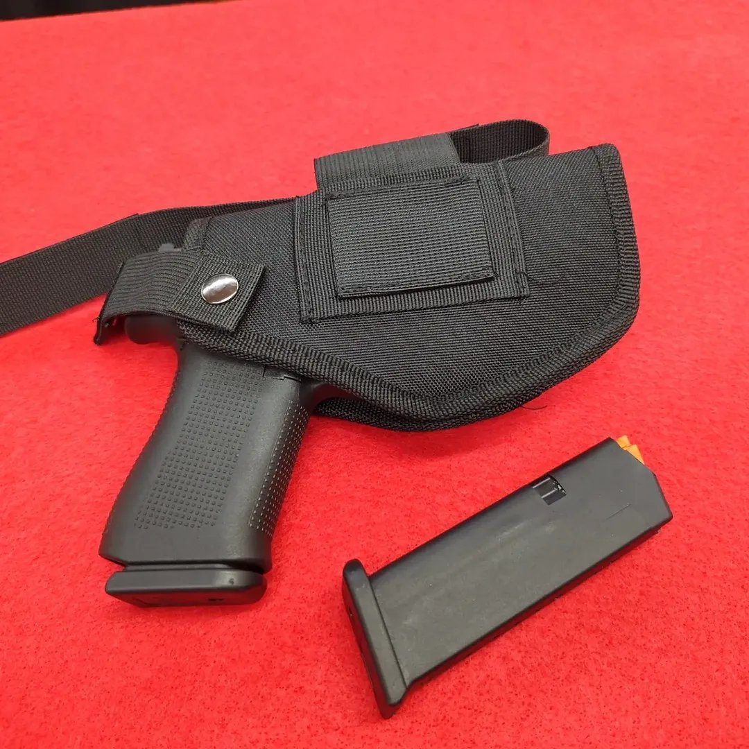 Pre-owned Glock 43X 9mm pistol with carry holster and 2 magazines
