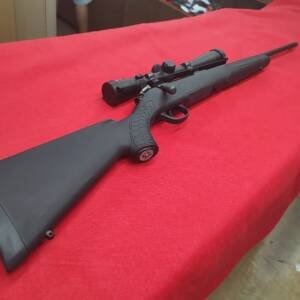 Pre-owned Thompson Center 270 Win rifle with mounted Nikon BDC 4-12x40 scope