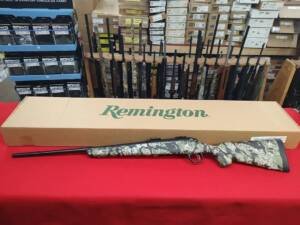 Remington Model 783 .243 Win bolt action hunting rifle with Kryptek Obskura camo stock