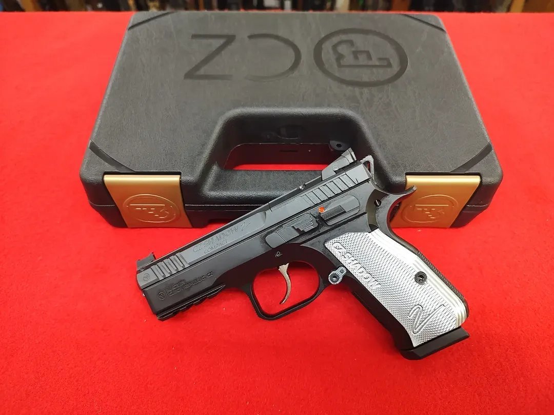 CZ Shadow 2 Compact 9mm pistol in black and grey finish